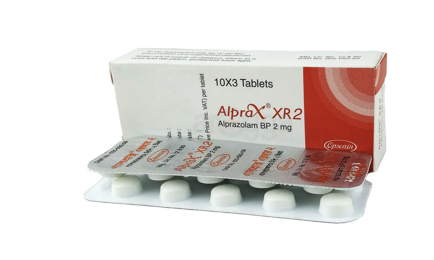 KSALOL 2MG ALPRAZOLAM X 10 TABS STRIP