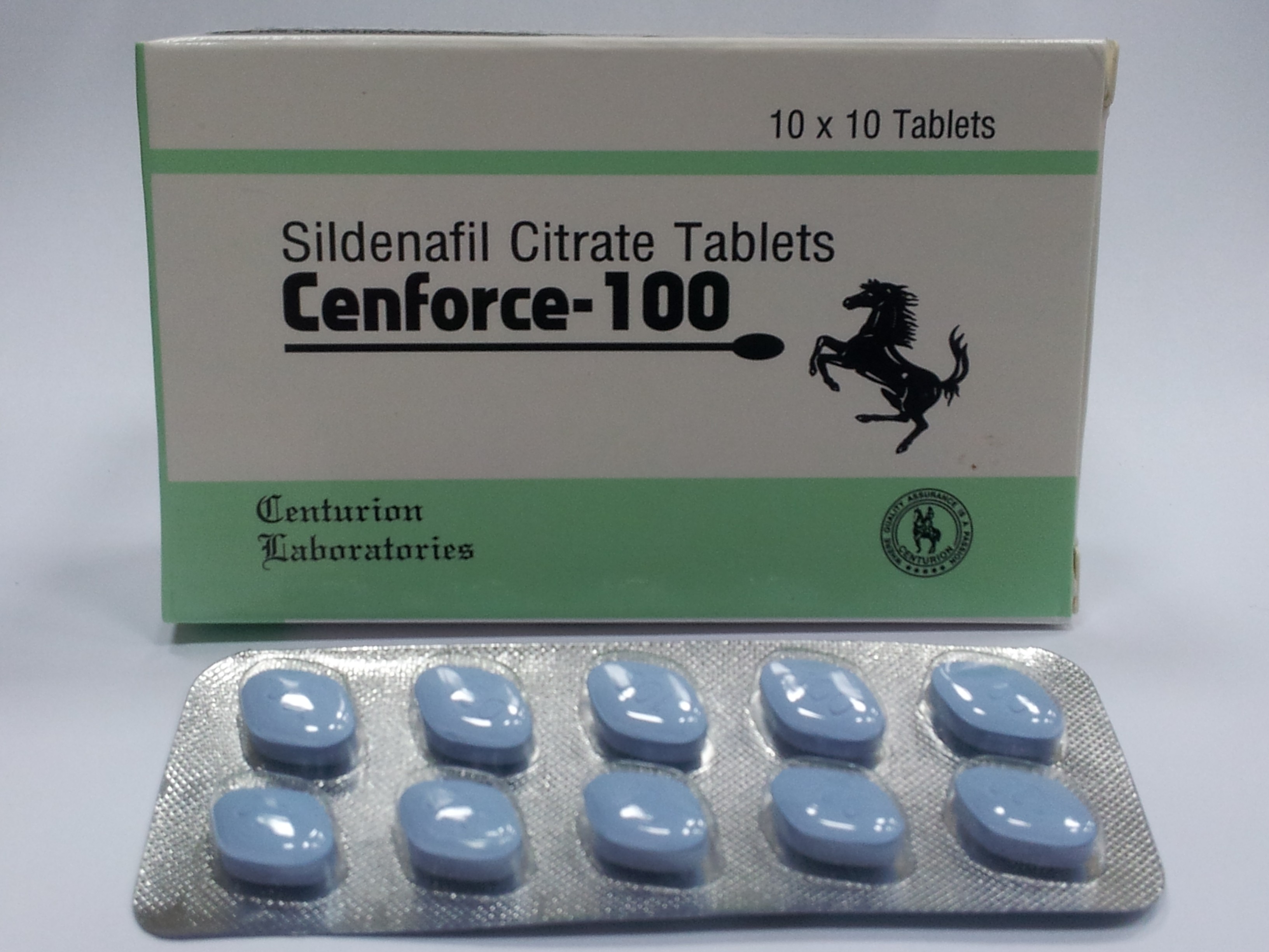 Citrate de Sildénafil (VIAGRA) - CENFORCE (100mg x 10 comprimés)
