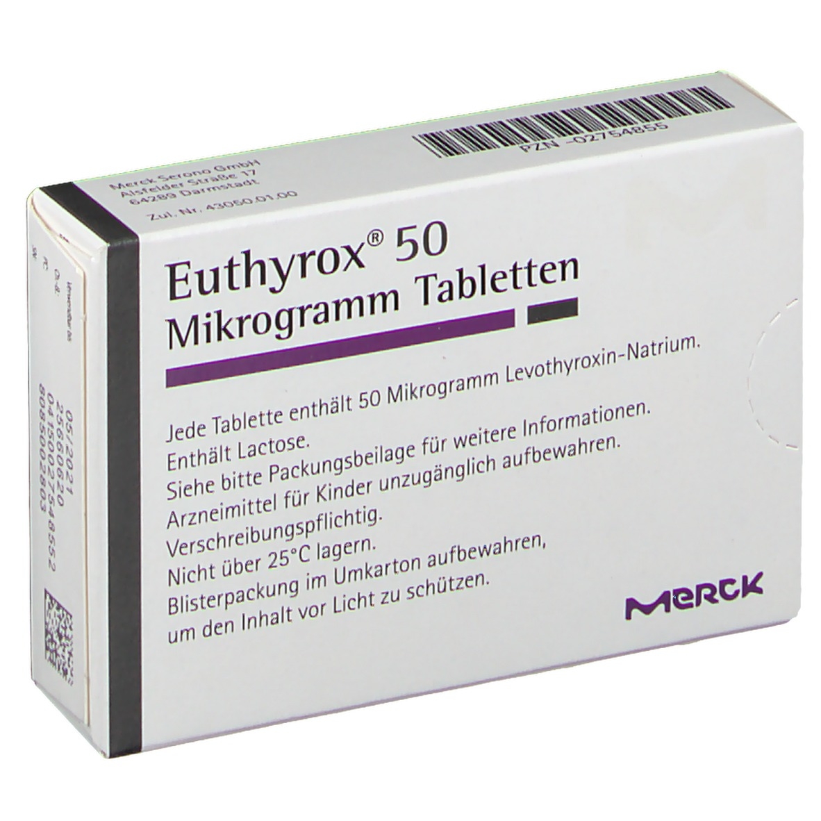 T4 (50MCG / 30 TABS) - Euthyrox 