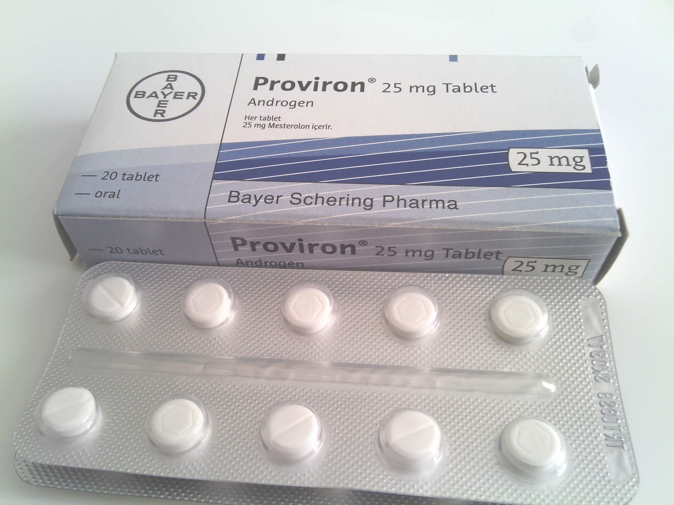 PROVIRON 25MG (MESTÉROLONE/20 TABS)