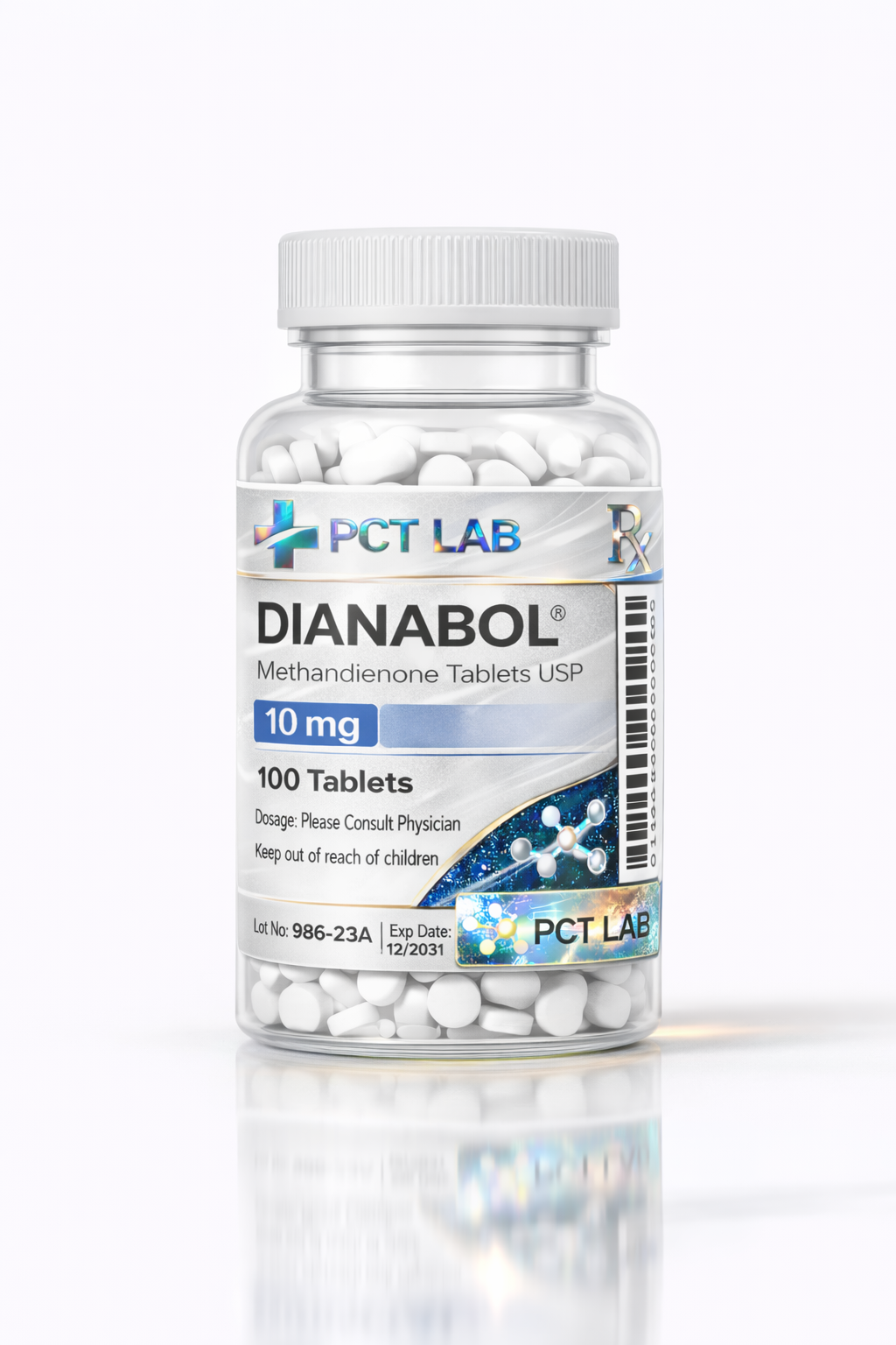 DIANABOL 10MG (METHANDIENONE/100TABS)